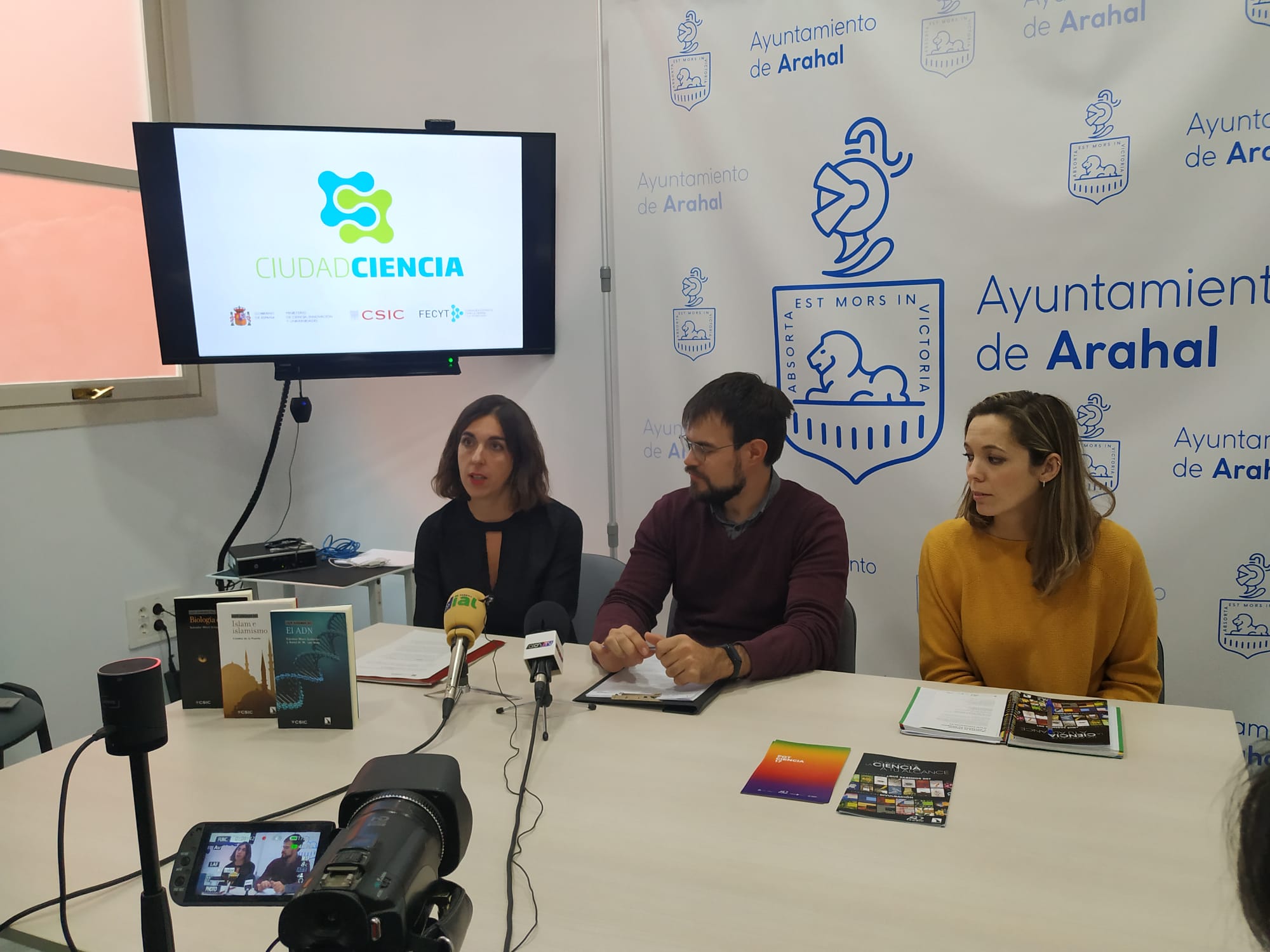 Arahal, presentación, Ciudad Ciencia